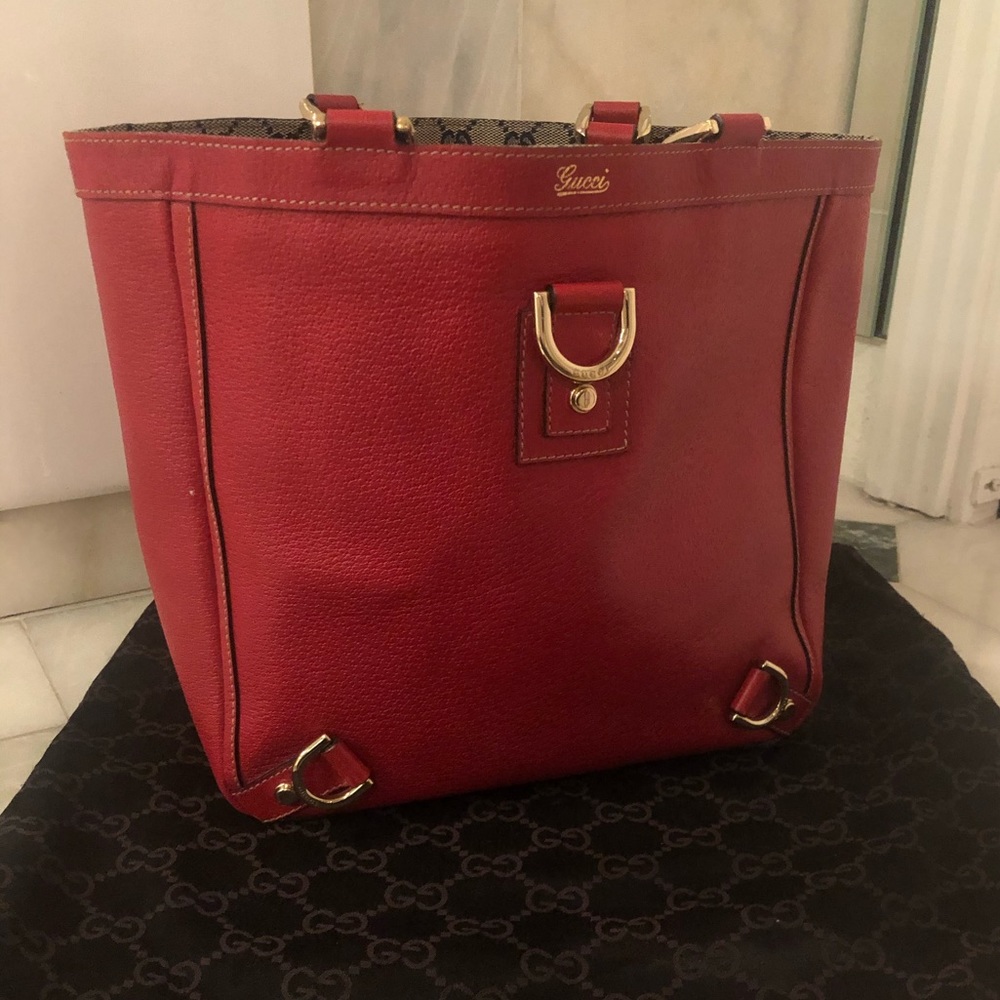 Vintage Red Gucci bag